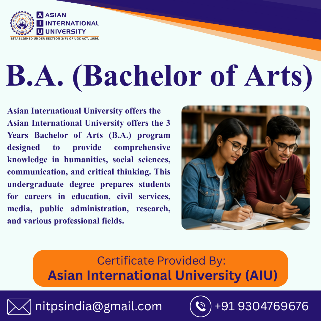 B.a. (Bachelor Of Arts)
