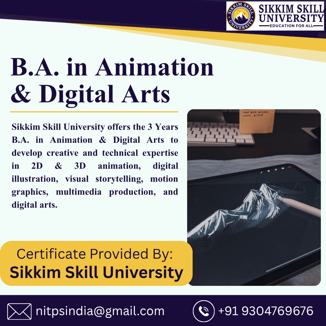 B.a. In Animation & Digital Art