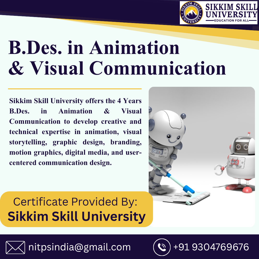 B.des. In Animation & Visual Communication