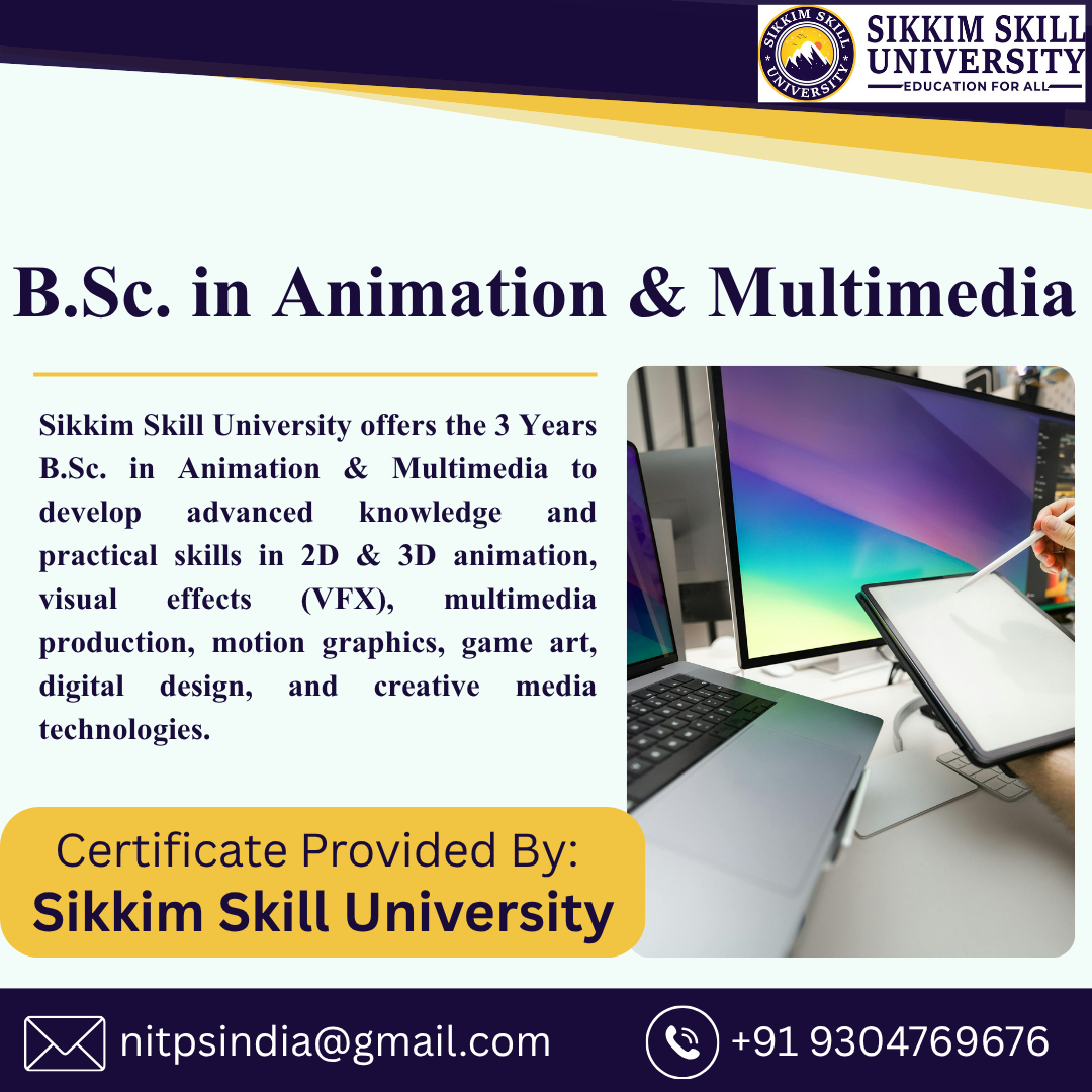 B.sc. In Animation & Multimedia