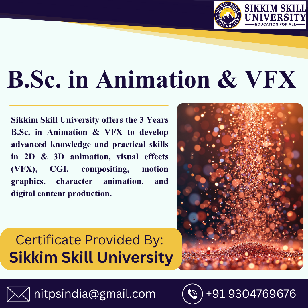 B.sc. In Animation & Vfx