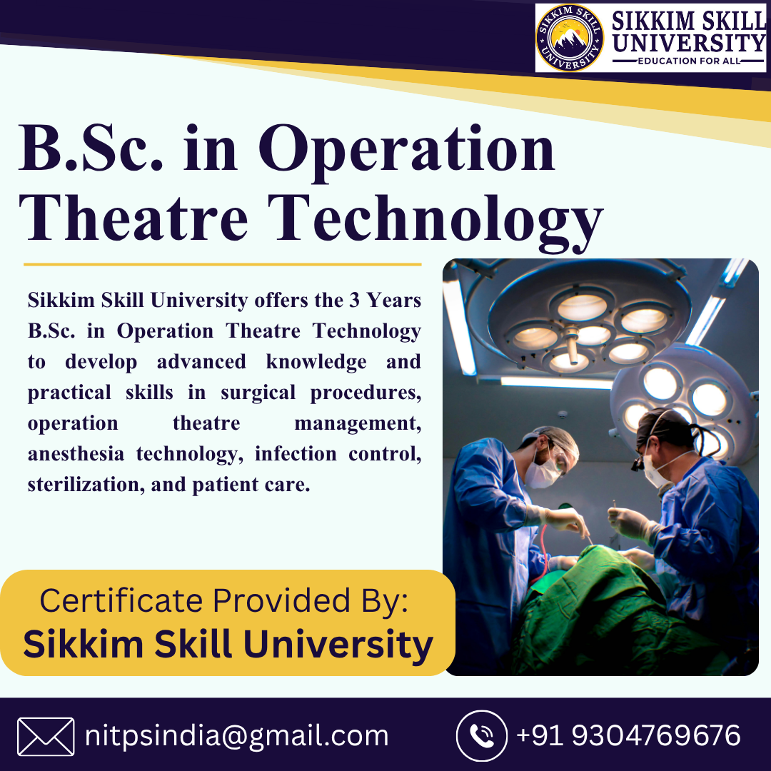 B.sc. In Operation Theatre Technology