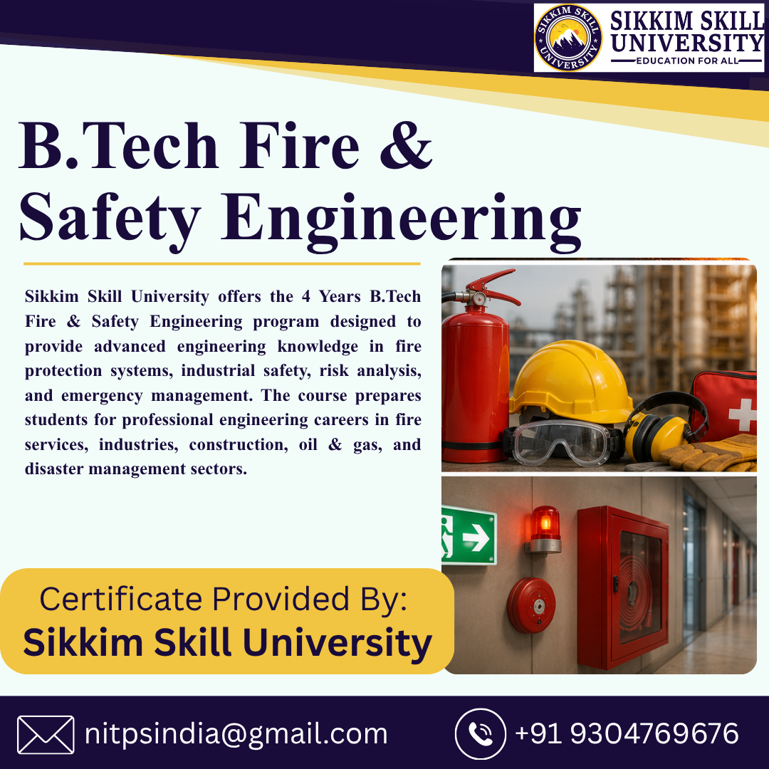 B.tech Fire & Safety Engineering