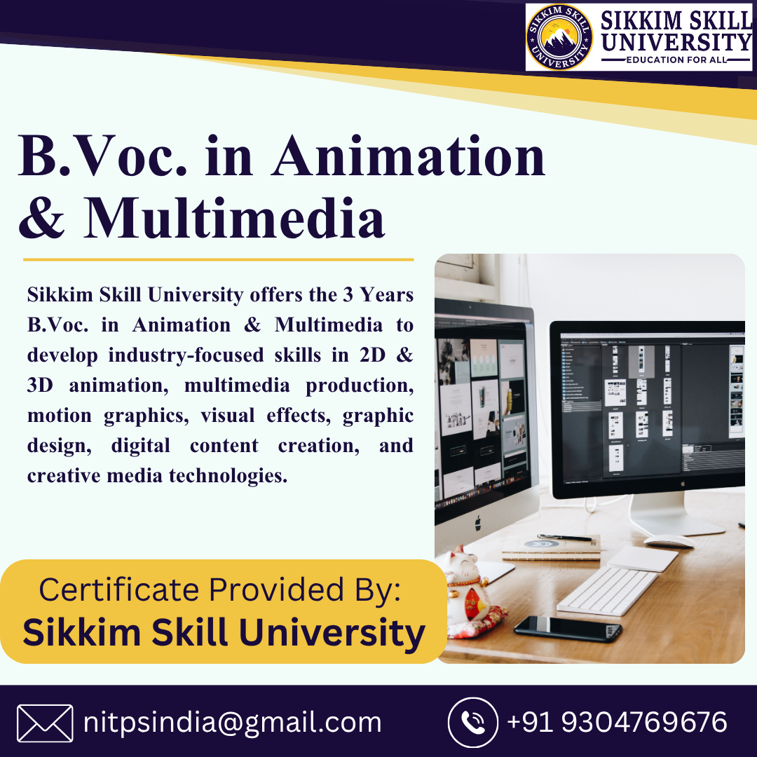 B.voc. In Animation & Multimedia