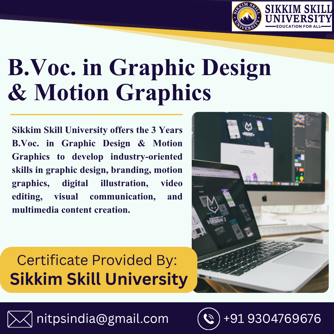 B.voc. In Graphic Design & Motion Graphics