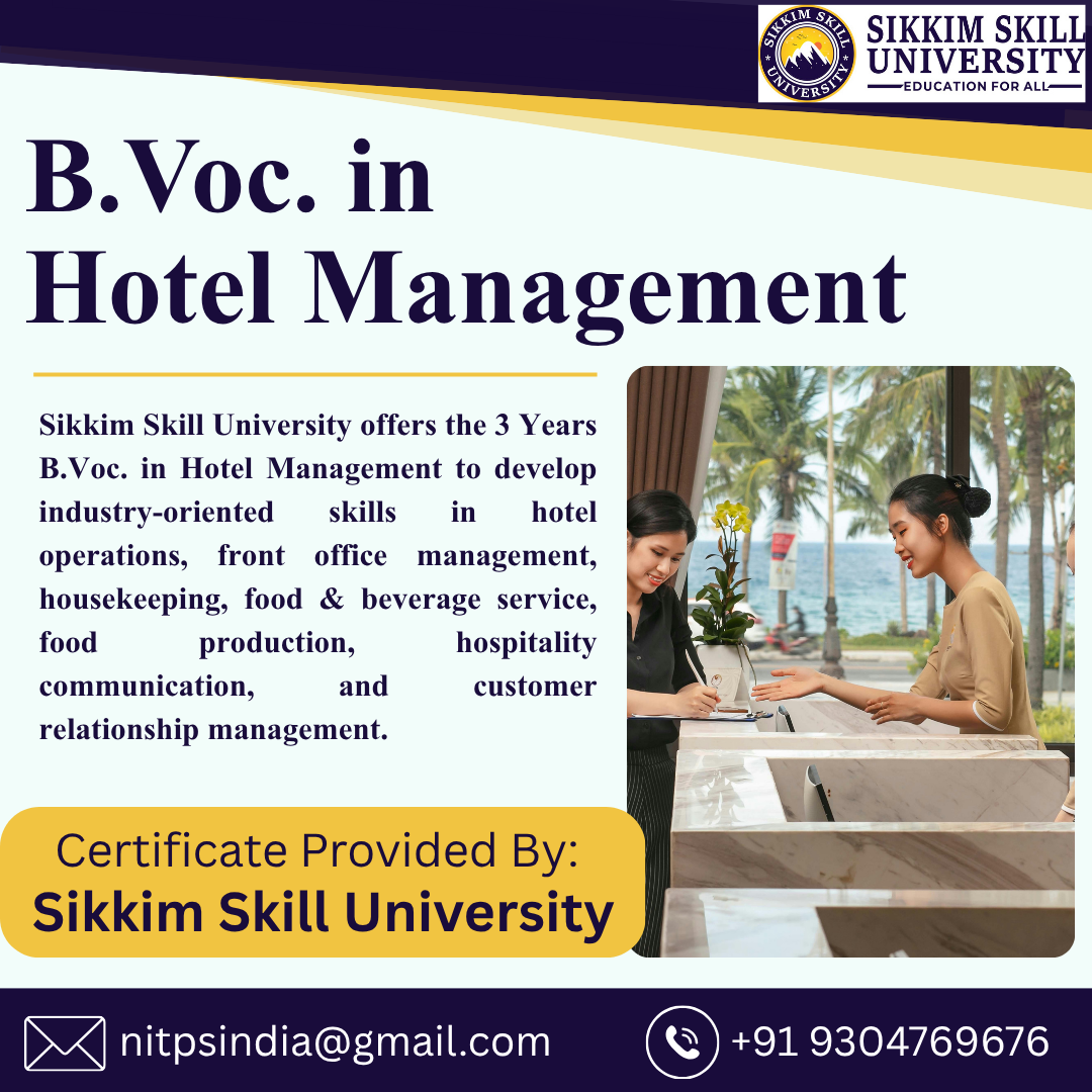 B.voc. In Hotel Management