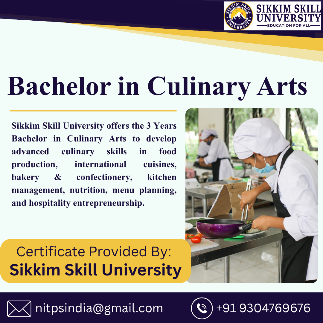 Bachelor In Culinary Arts