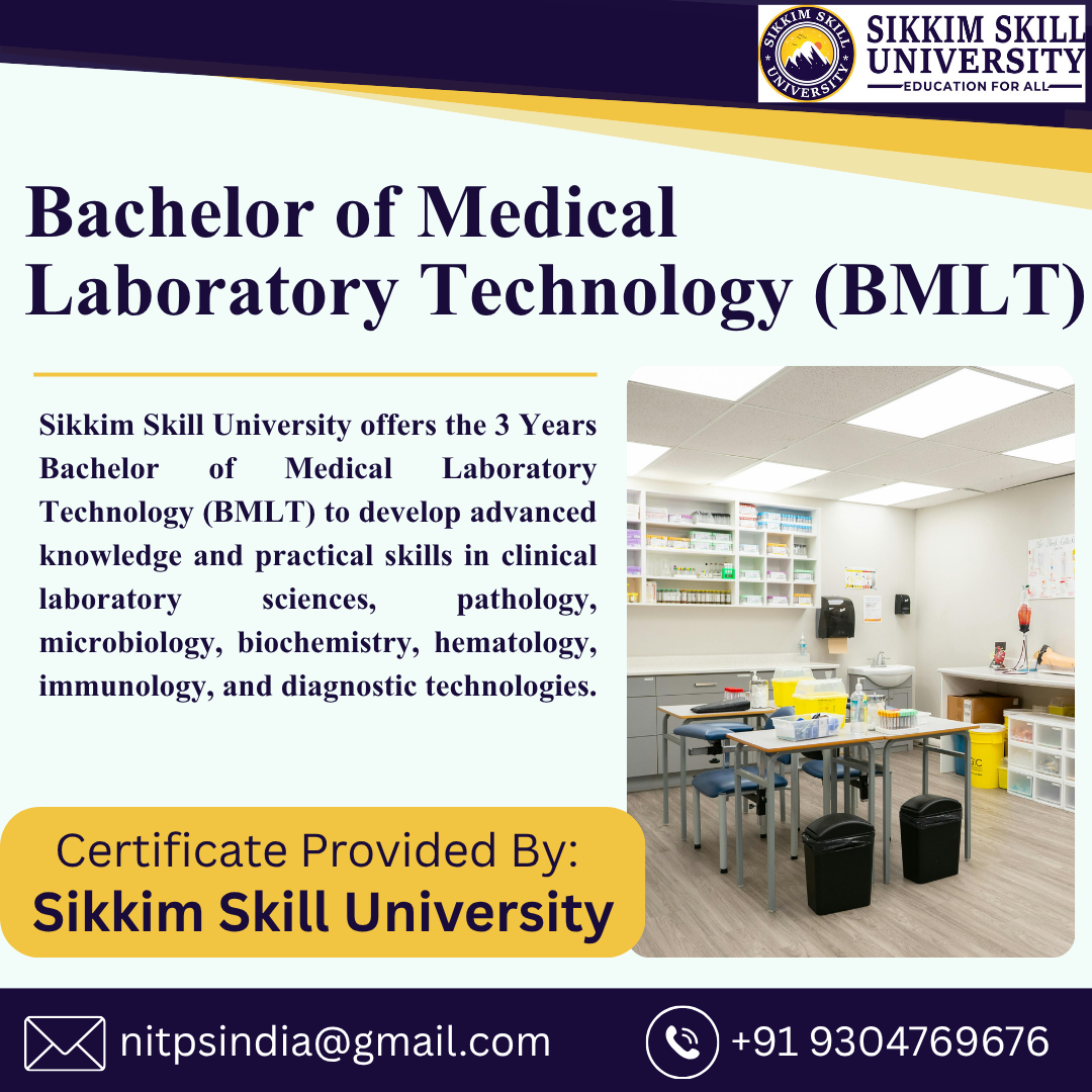 Bachelor Of Medical Laboratory Technology (Bmlt)