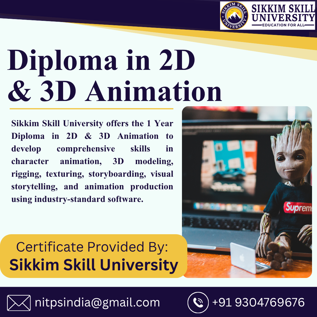 Diploma In 2D & 3D Animation
