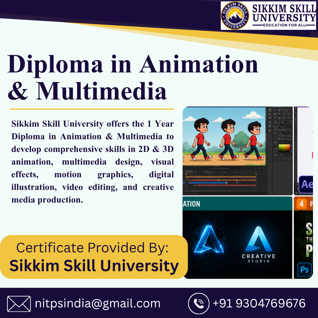 Diploma In Animation & Multimedia