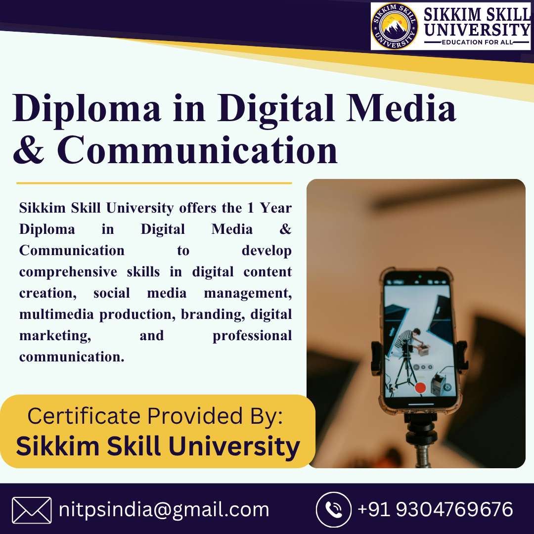 Diploma In Digital Media & Communication