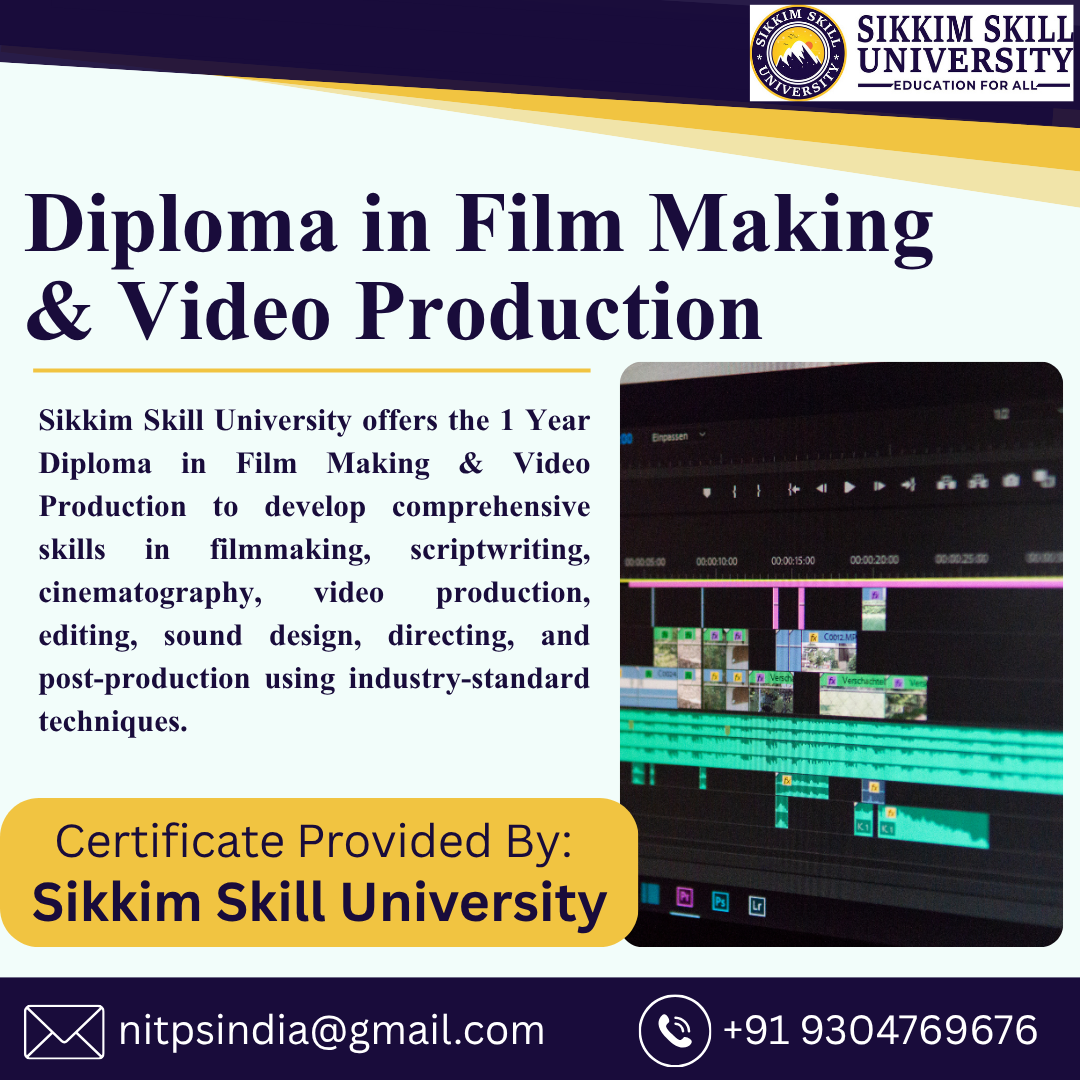 Diploma In Film Making & Video Production