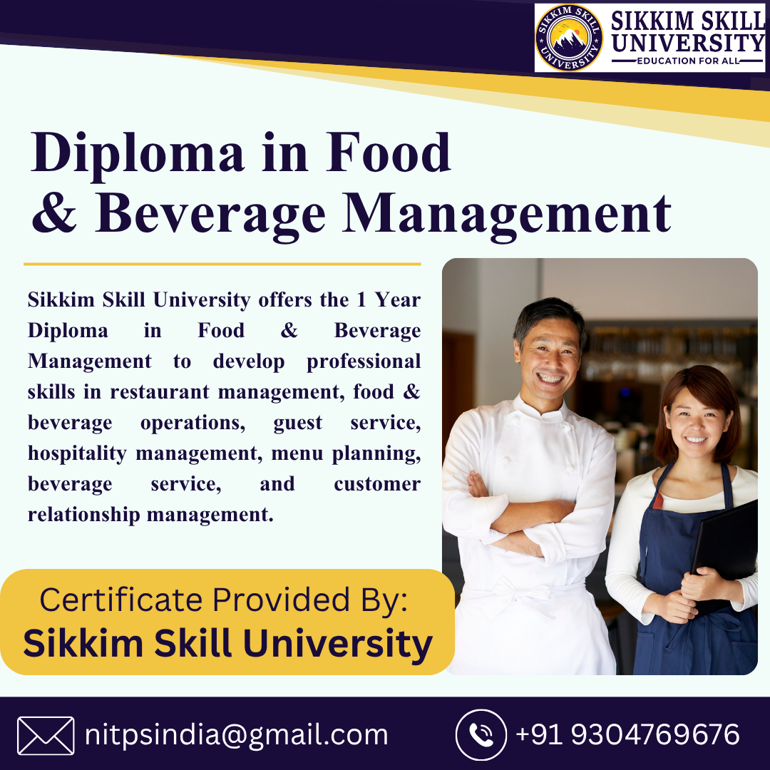 Diploma In Food & Beverage Management