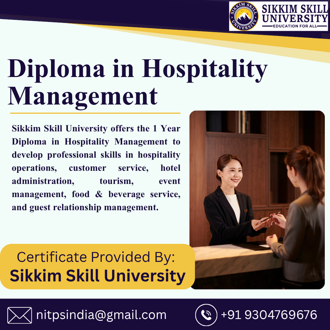 Diploma In Hospitality Management
