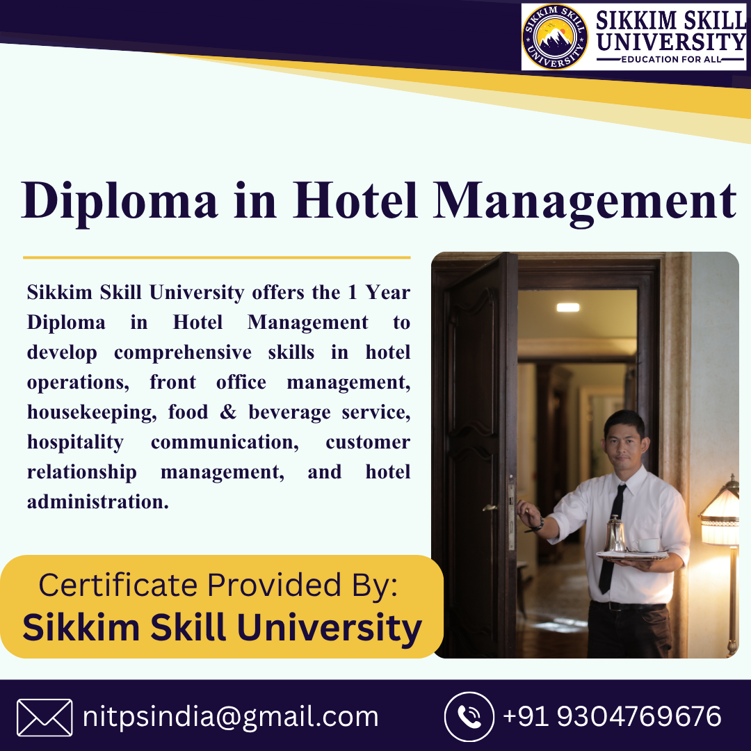 Diploma In Hotel Management
