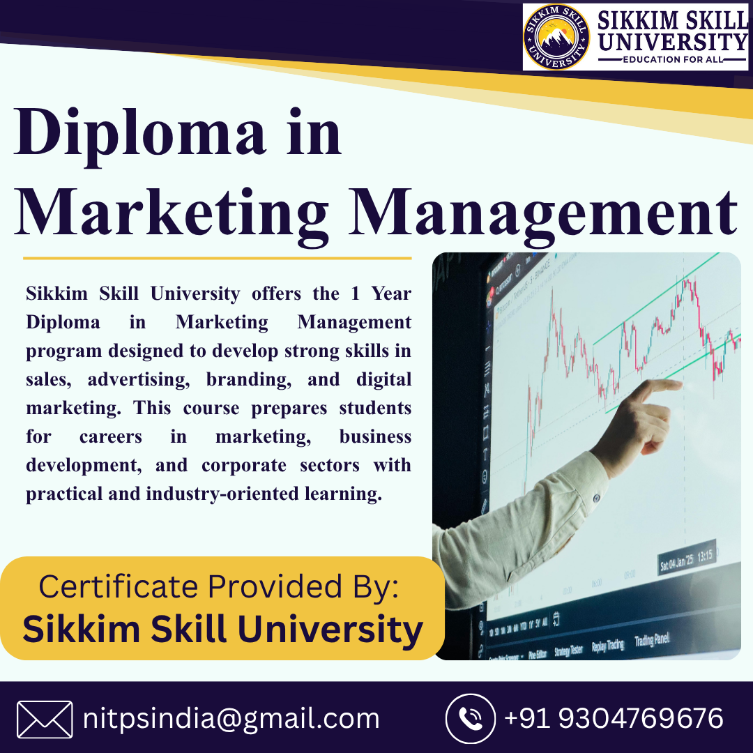 Diploma In Marketing Management