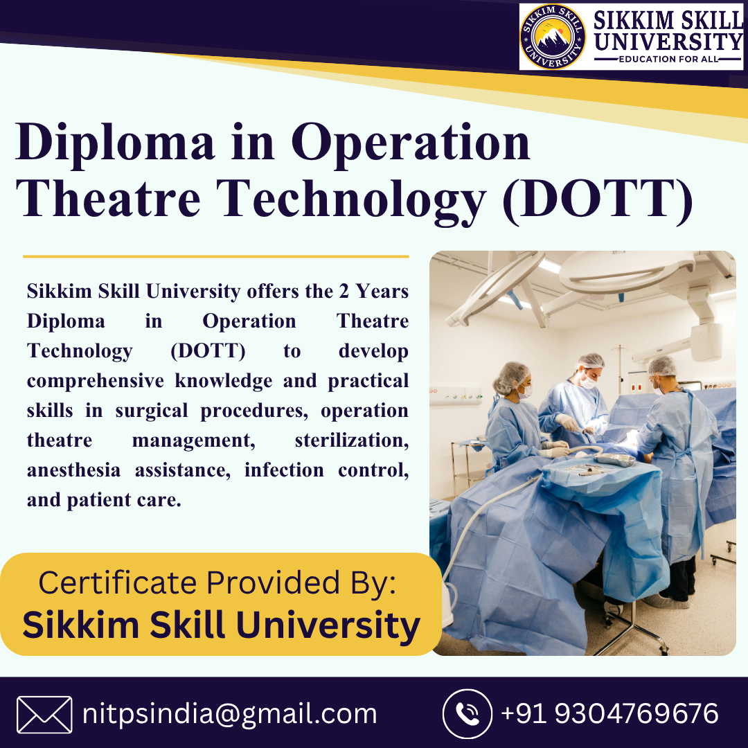 Diploma In Operation Theatre Technology (Dott)