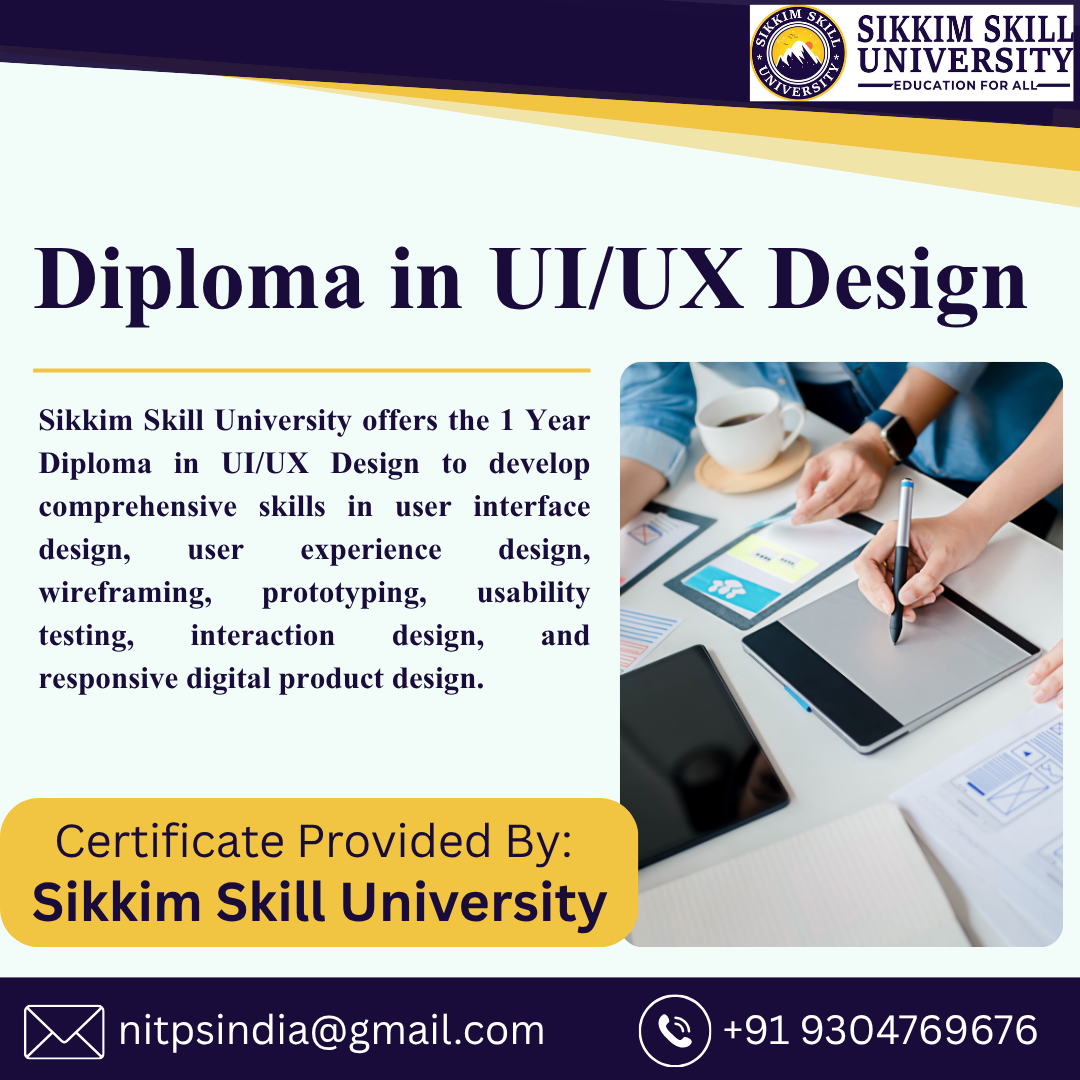 Diploma In Ui/Ux Design