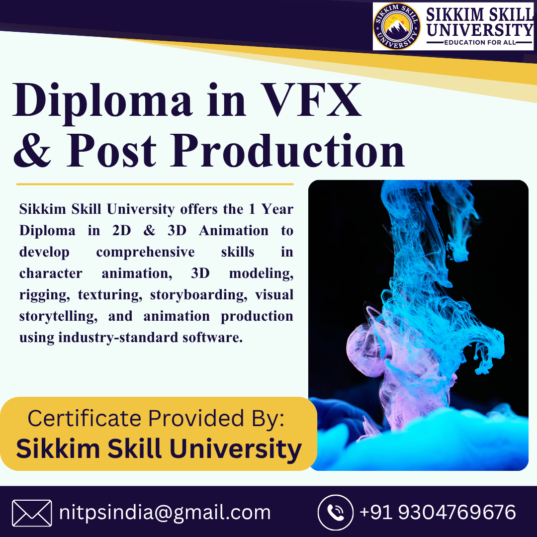 Diploma In Vfx & Post Production
