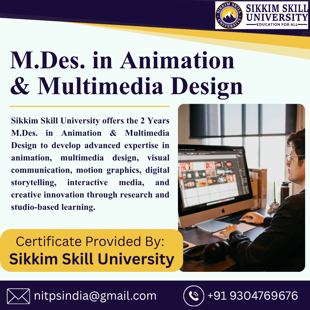 M.des. In Animation & Multimedia Design