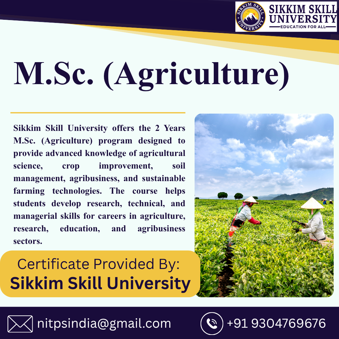 M.sc. (Agriculture)