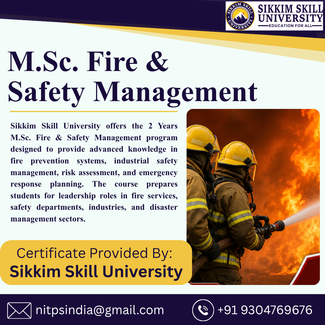 M.sc. Fire & Safety Management