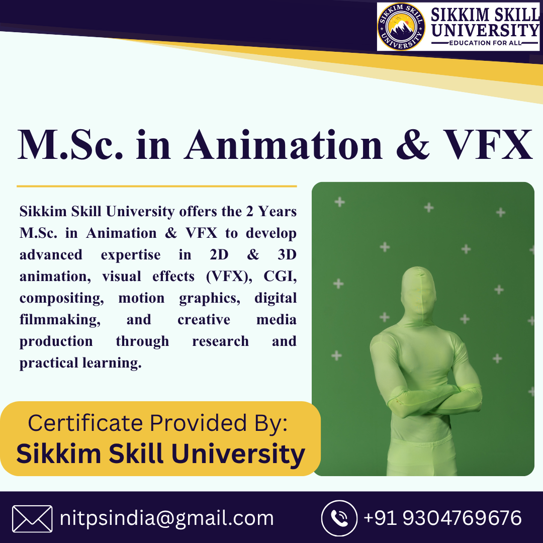 M.sc. In Animation & Vfx