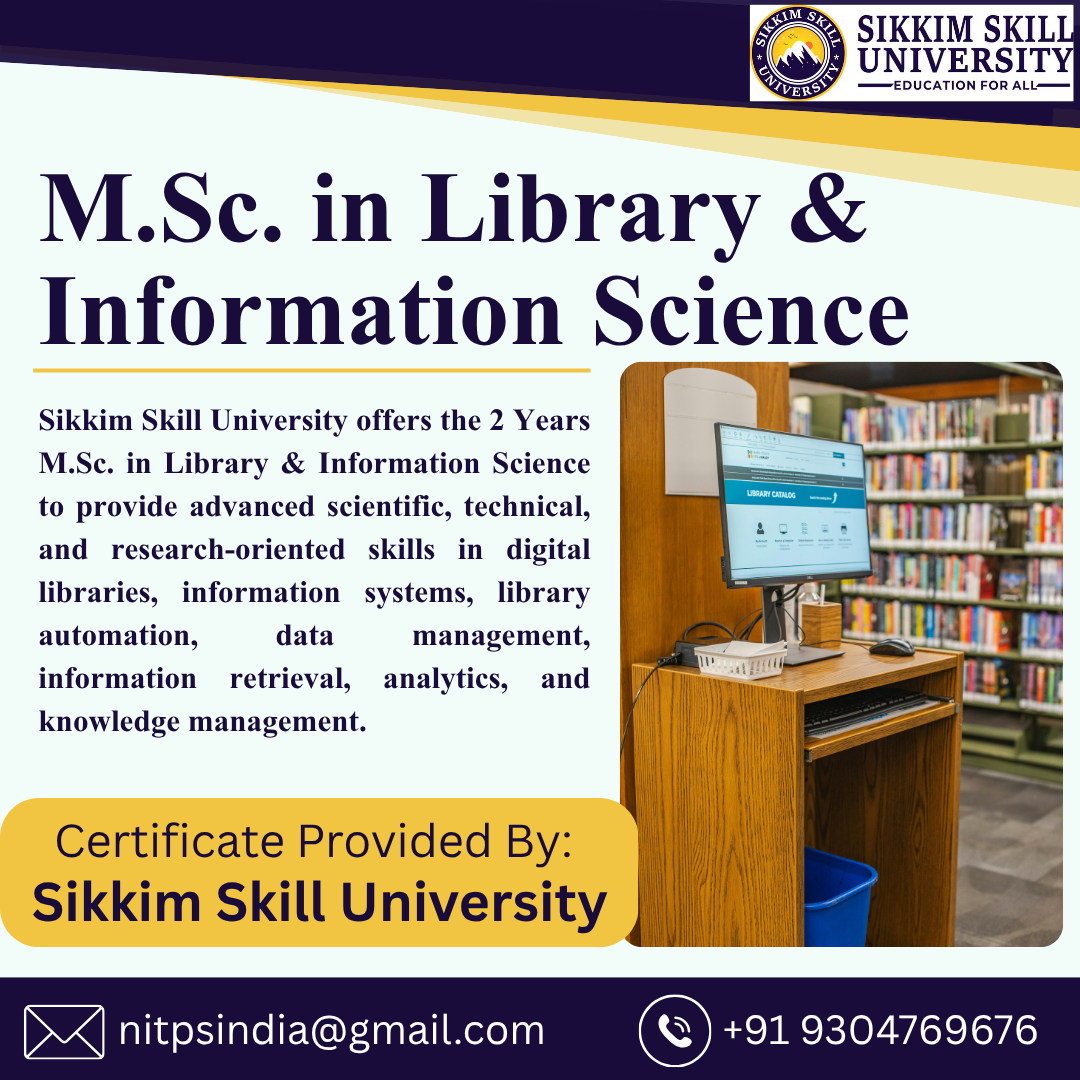 M.sc. In Library & Information Science