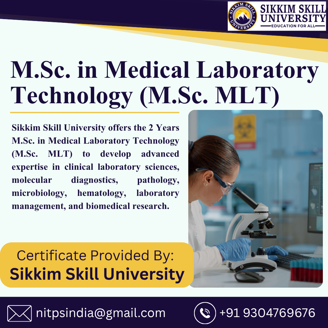 M.sc. In Medical Laboratory Technology