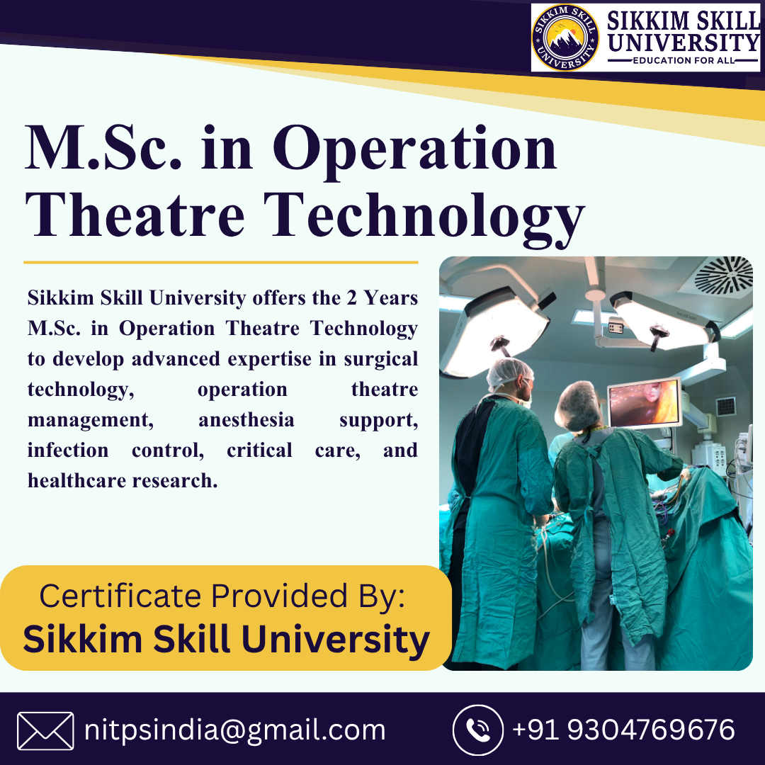M.sc. In Operation Theatre Technology