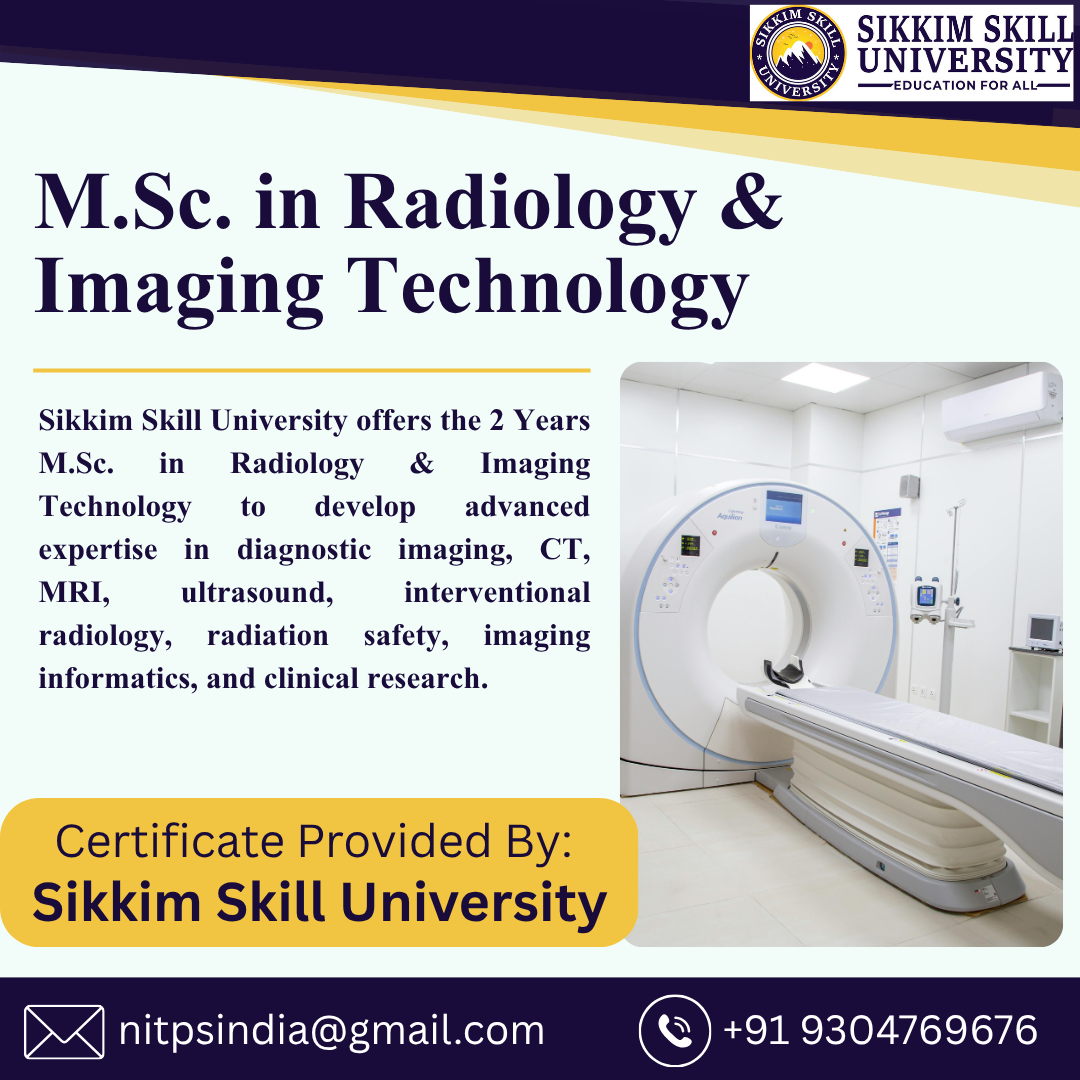 M.sc. In Radiology & Imaging Technology