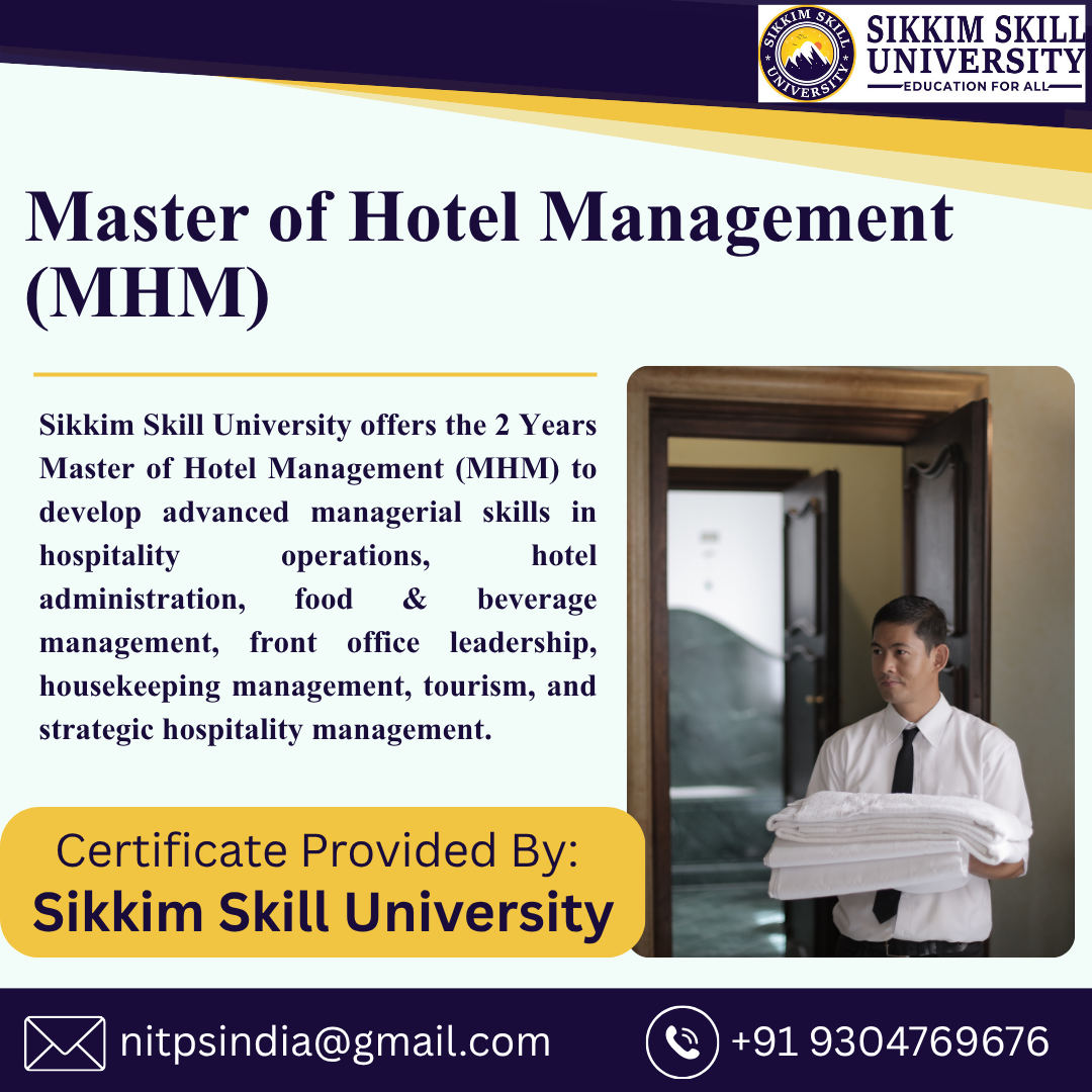 Master Of Hotel Management (Mhm)