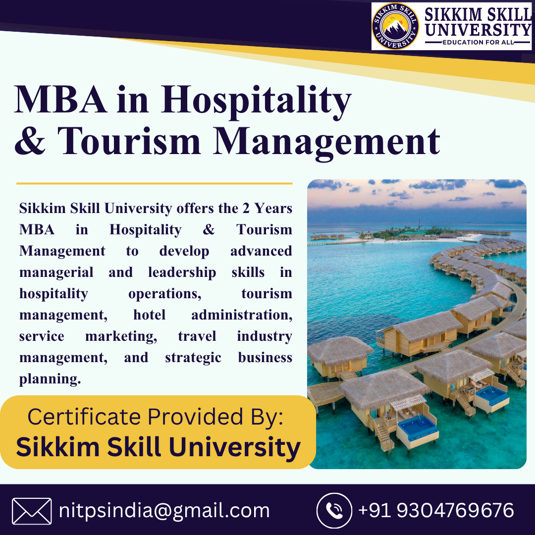 Mba In Hospitality & Tourism Management