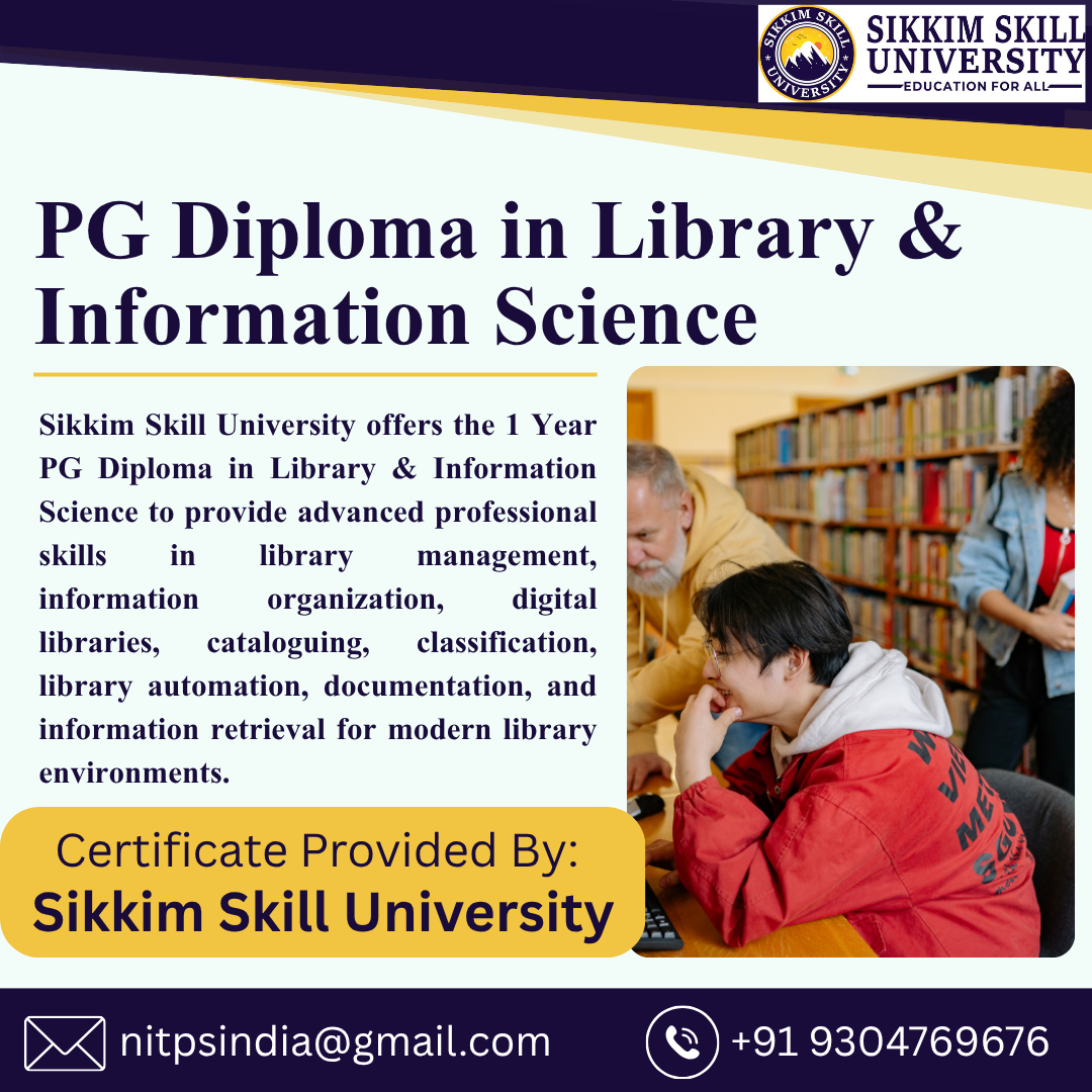 Pg Diploma In Library & Information Science