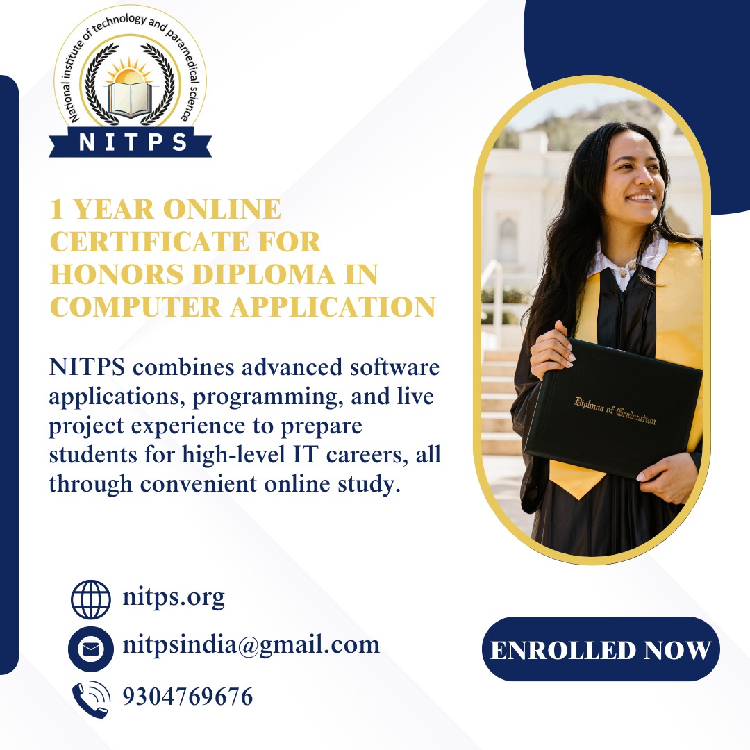 Honors diploma in computer application