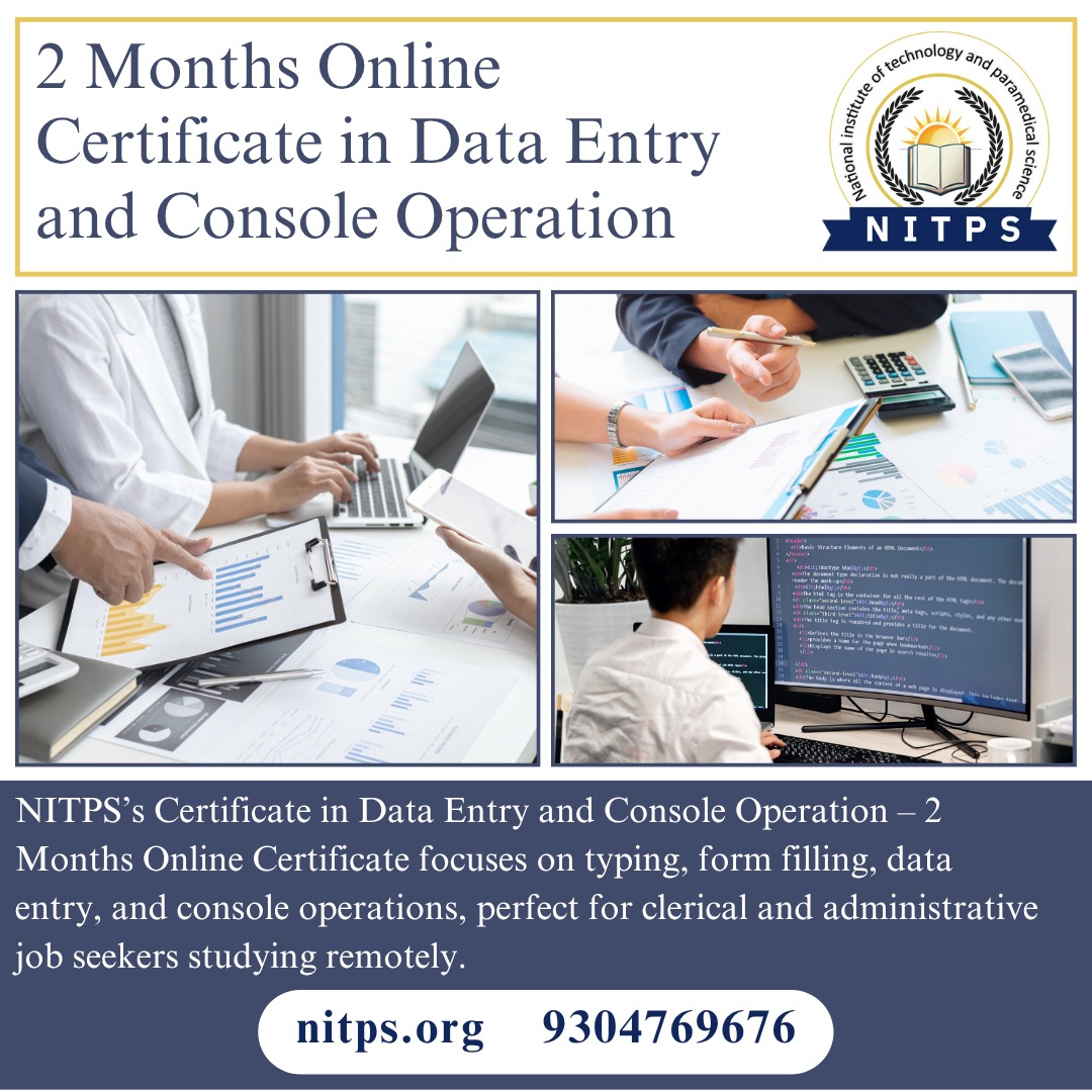 Data entry and console operation