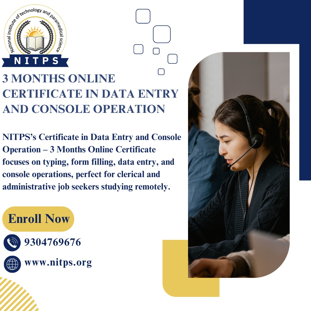Data entry and console operation