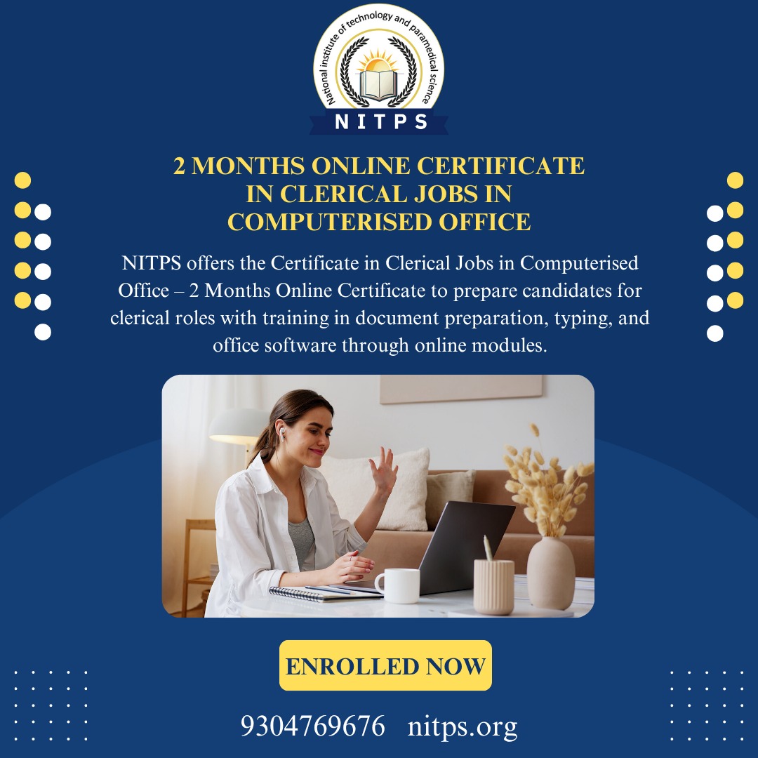 Clerical jobs in computerised office