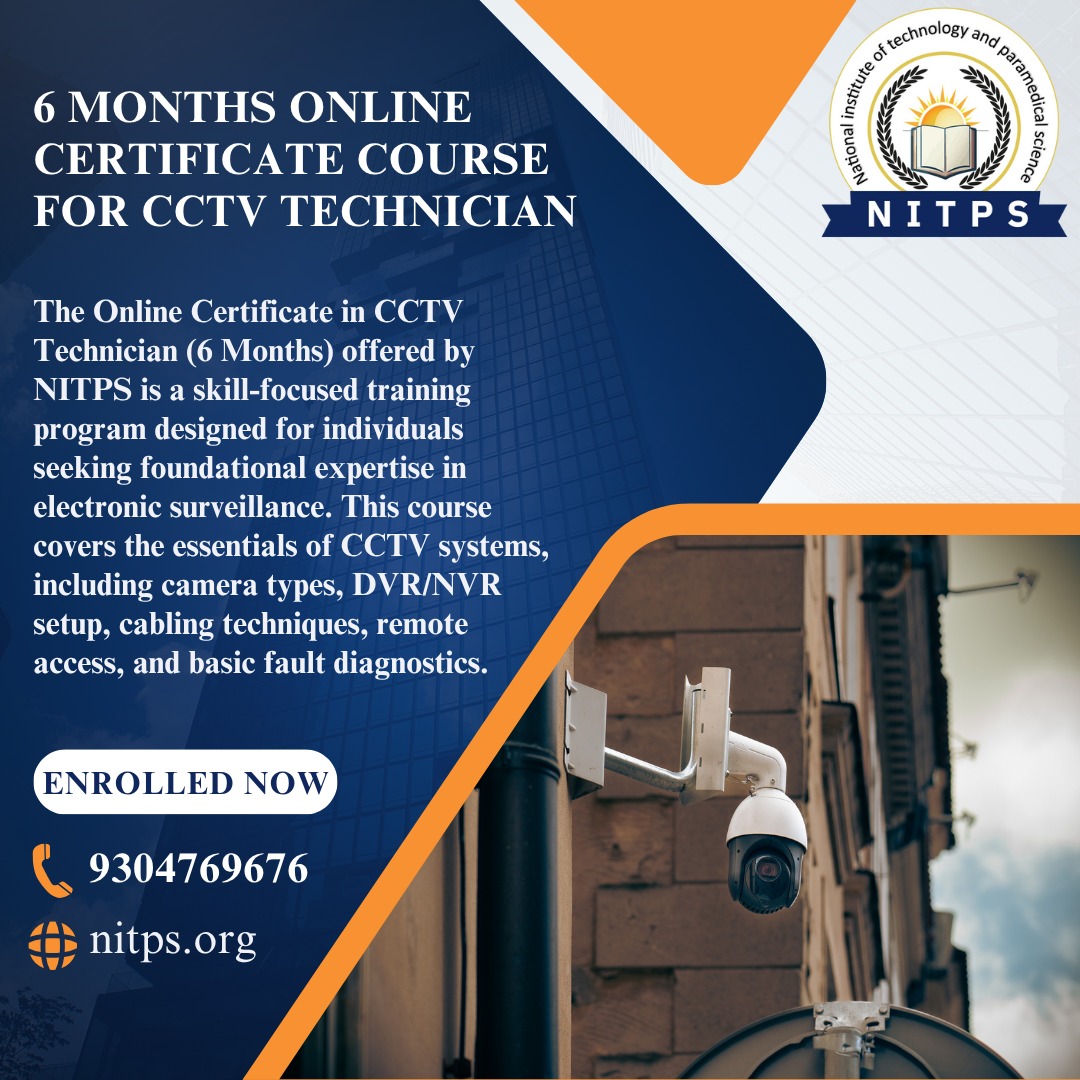 Diploma in cctv technology and security system
