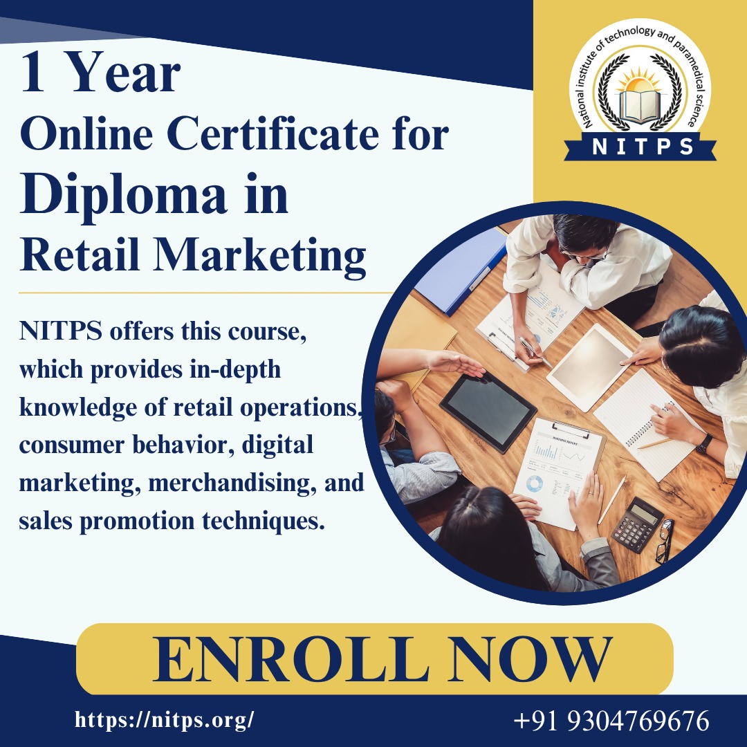 Diploma In Retail Marketing
