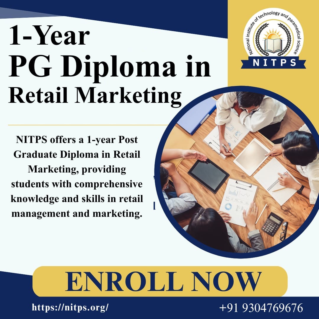 Pg Diploma In Retail Marketing