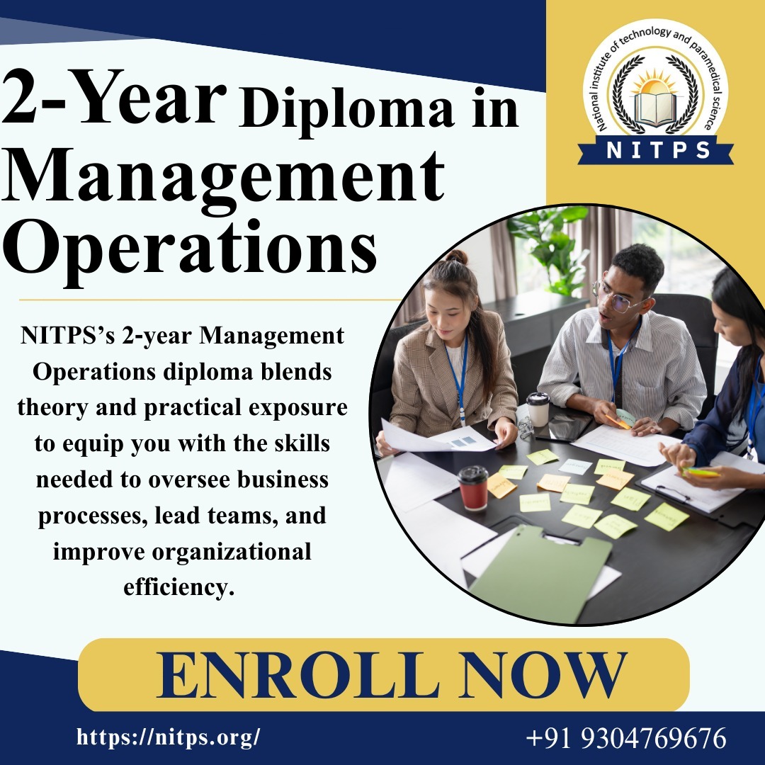 Diploma In Management Operations