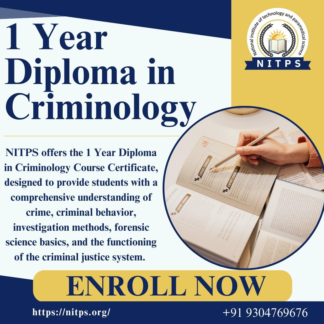 Diploma In Criminology