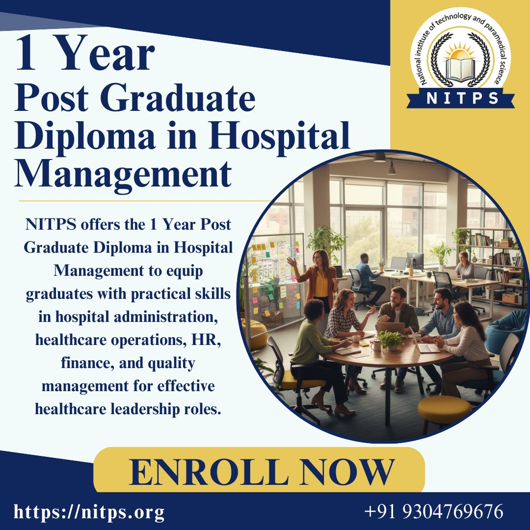 Post Graduate Diploma In Hospital Management