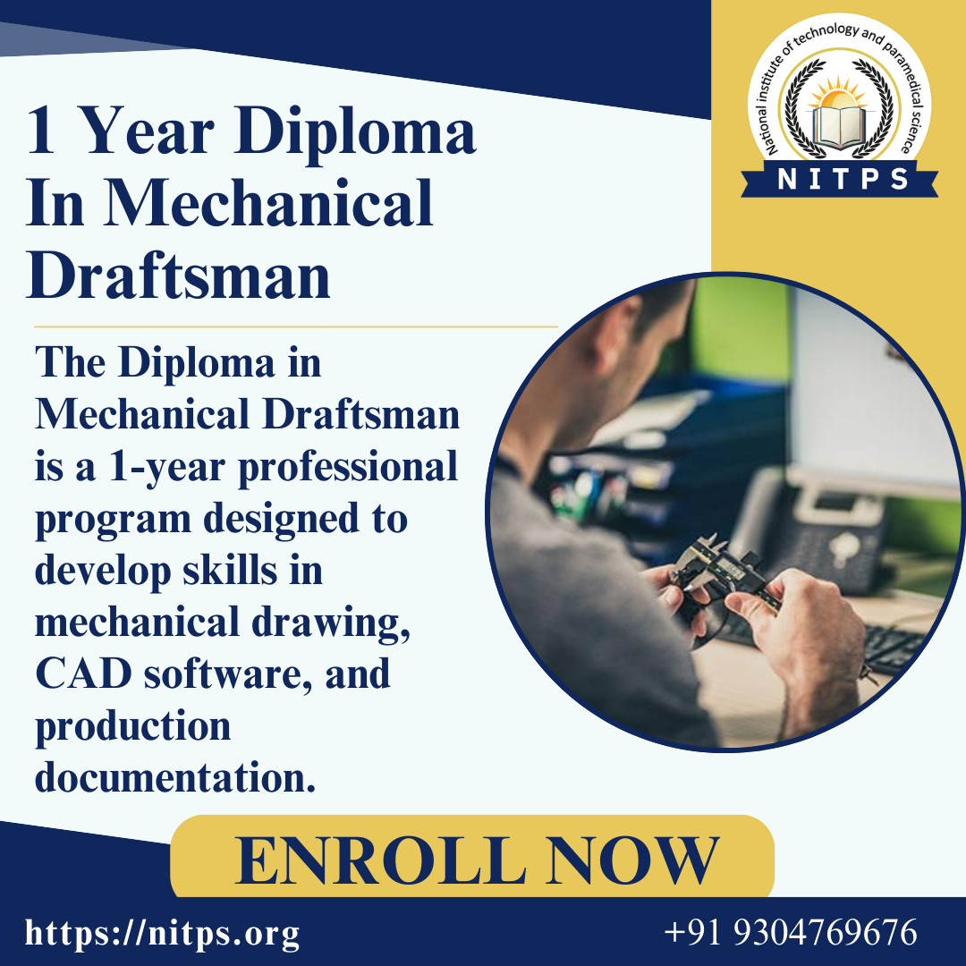 Diploma In Mechanical Draftsman