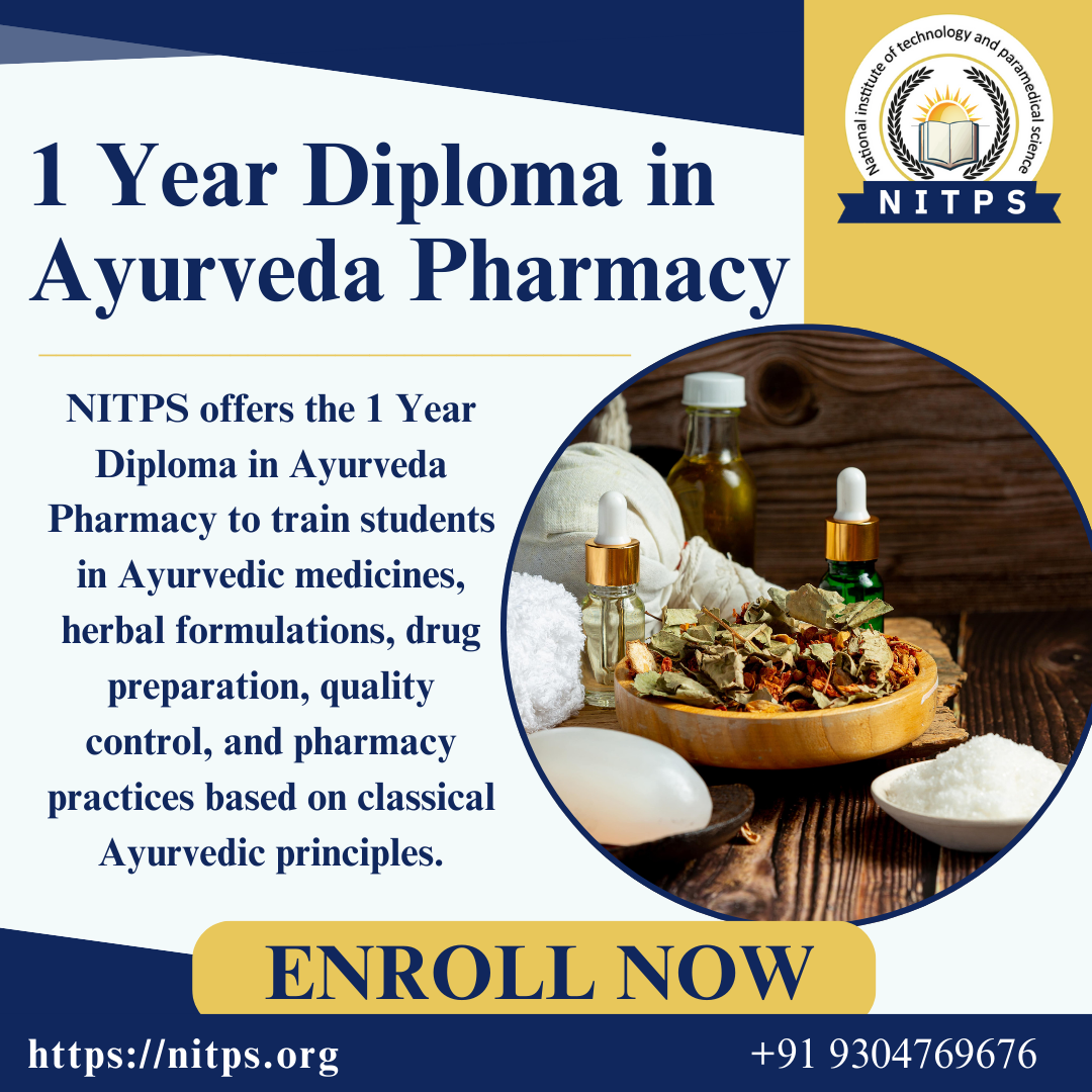 Diploma In Ayurveda Pharmacy