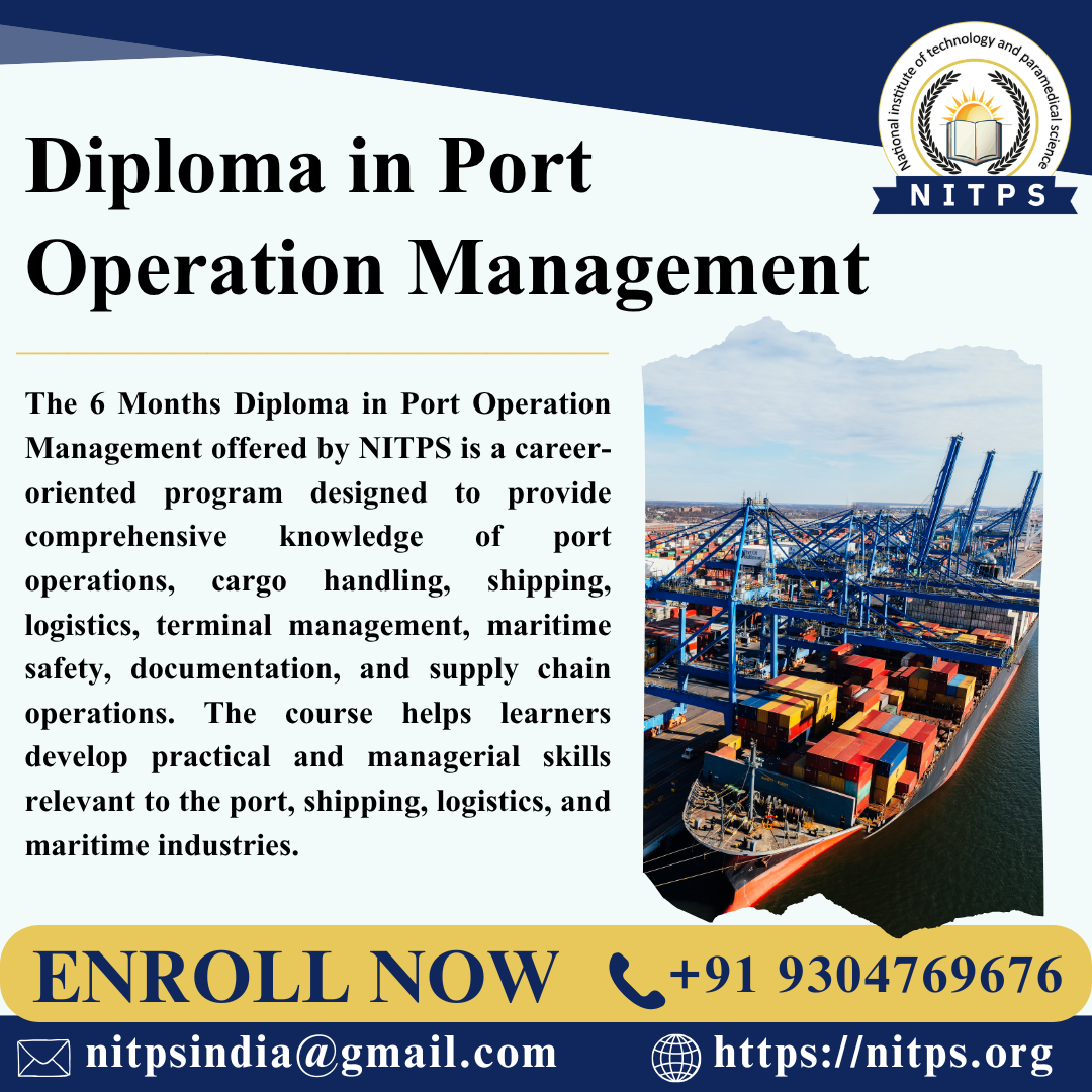 Diploma In Port Operation Management